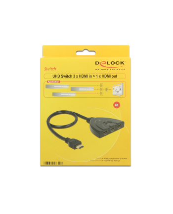 DeLOCK Splitter 1xHDMI in>3xHDMI 4K