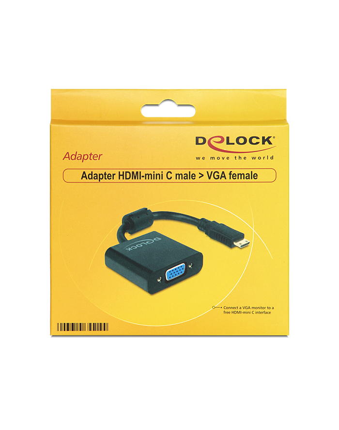 DeLOCK HDMI-C plug > Rifle - black główny