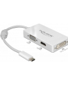 DeLOCK Adap. C St>VGA/HDMI/DVI blue wh - nr 8