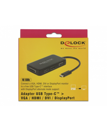 DeLOCK C St > VGA/HDMI/DVI DP blue - black