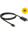 DeLOCK miniDP - HDMI A St-St - black 1m - Mini Displayport 1.1 - nr 12