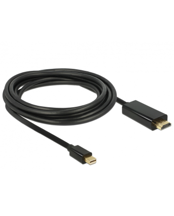 DeLOCK miniDP - HDMI A St-St - black 1m - Mini Displayport 1.1