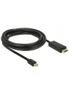 DeLOCK miniDP - HDMI A St-St - black 1m - Mini Displayport 1.1 - nr 2