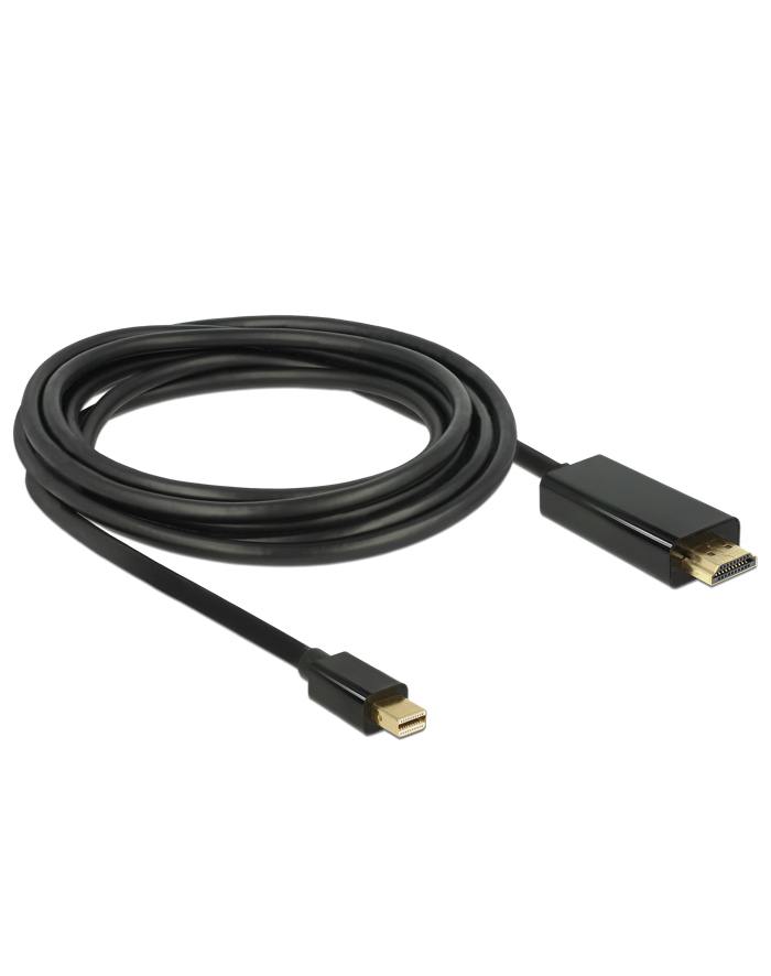 DeLOCK miniDP - HDMI A St-St - black 1m - Mini Displayport 1.1 główny