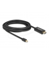 DeLOCK miniDP - HDMI A St-St - black 1m - Mini Displayport 1.1 - nr 31