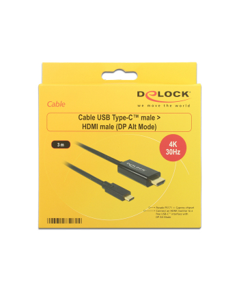 DeLOCK C - HDMI 4K St-St 3m