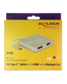 DeLOCK Type-C > HDMI + DP 4K - Splitter 30hz - nr 11