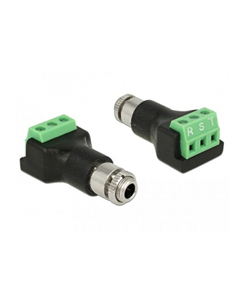 DeLOCK Terminalblock 3 > 3,5mm - Adapter