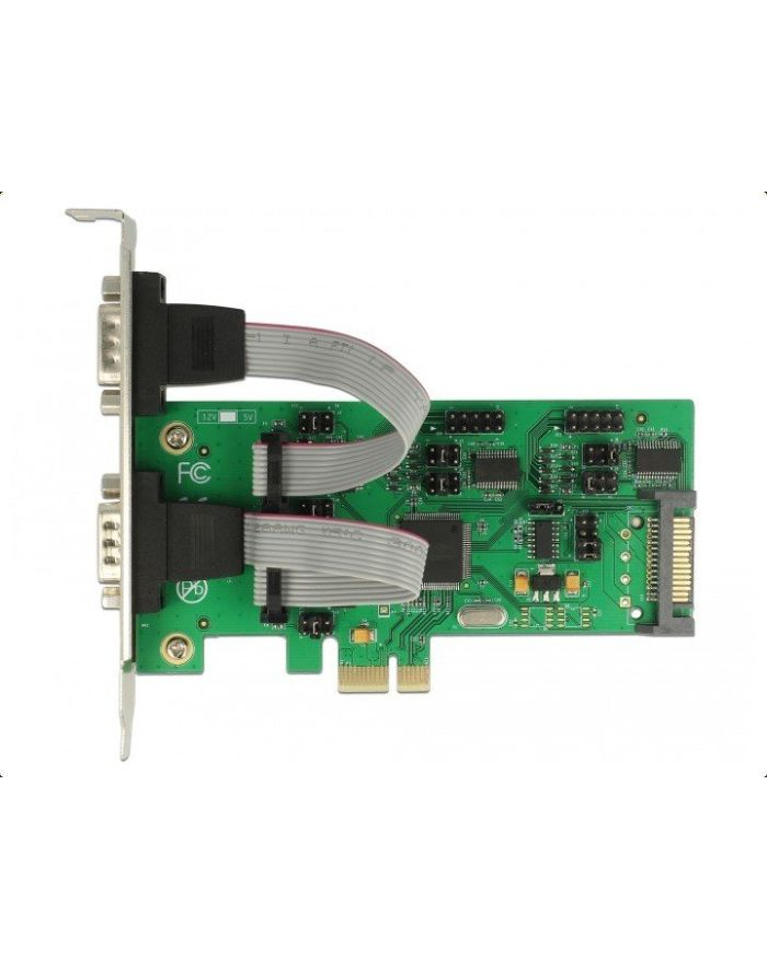 DeLOCK PCIe>3x Serial RS-232+1xTTL 3,3V główny