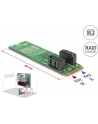 DeLOCK converter B+M St > 2x SATA 7P - RAID with housing - nr 20
