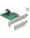 DeLOCK x4>1x SFF-8643 + 1x Key M - nr 26