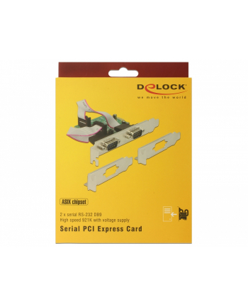 DeLOCK PCI Express > 2 x Serial RS-232 High Speed 921K