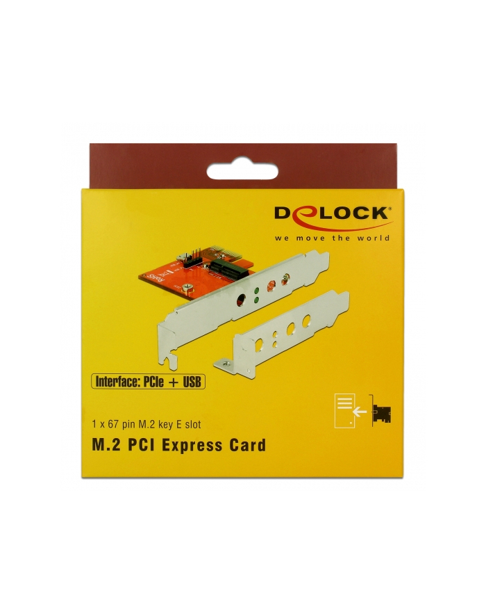 DeLOCK PCIe card>1x M.2 E Prof. główny