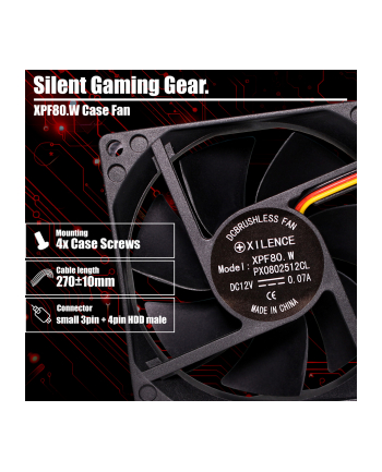 XILENCE Case fan 80x80x25