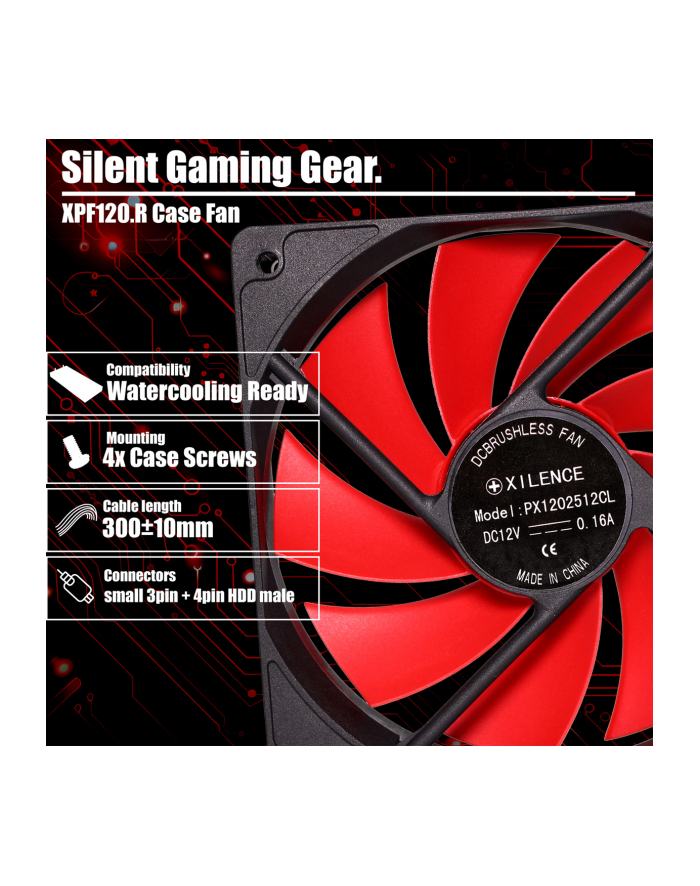 XILENCE Performance C 120x120x25 główny