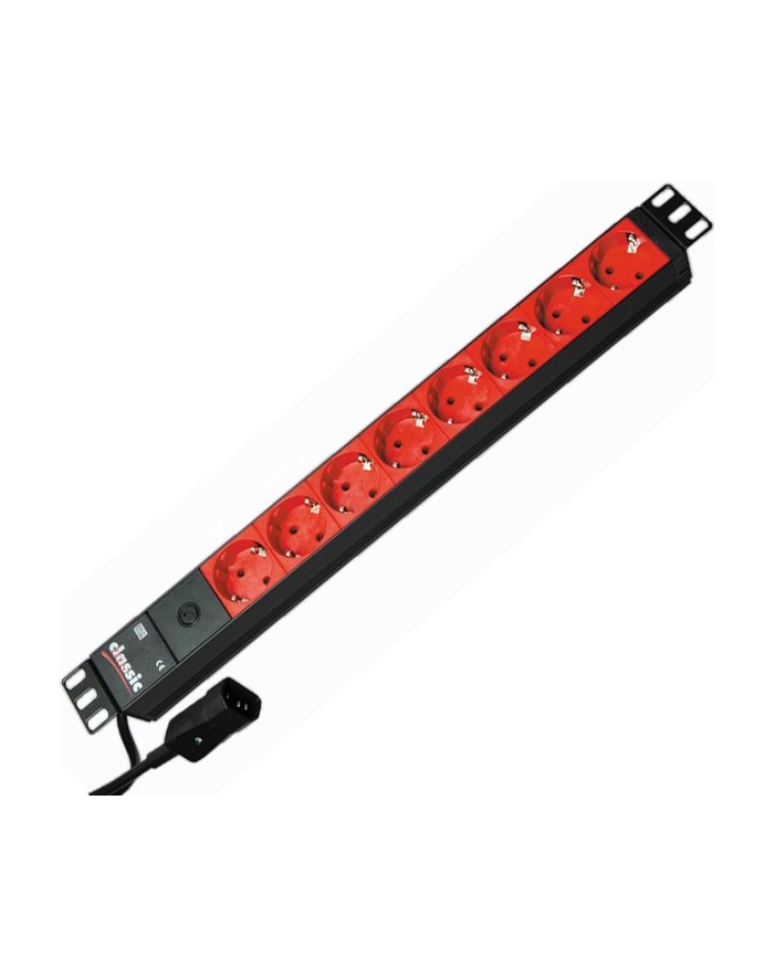 Bachmann power strip 19 '' 1HE 333.538 - 8xPockets 1xFUSE 10A główny