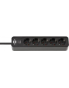 Brennenstuhl Ecolor power strip 5-fold black - nr 10