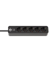 Brennenstuhl Ecolor power strip 5-fold black - nr 11
