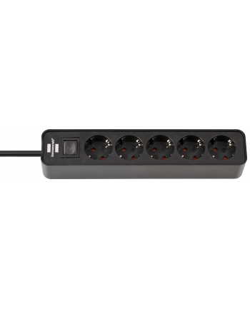 Brennenstuhl Ecolor power strip 5-fold black