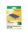 DeLOCK External housing M.2/KeyB SSD->USB 3.0 B - Socket with encryption function - nr 1