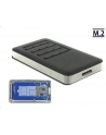 DeLOCK External housing M.2/KeyB SSD->USB 3.0 B - Socket with encryption function - nr 32
