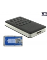 DeLOCK External housing M.2/KeyB SSD->USB 3.0 B - Socket with encryption function - nr 36