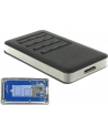 DeLOCK External housing M.2/KeyB SSD->USB 3.0 B - Socket with encryption function - nr 44