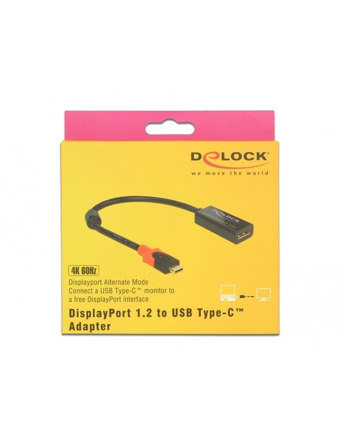 DeLOCK DP Adap. f. C Monitor 4K 60Hz główny