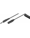 goobay extension spiral 6.3mm - black 5.0m - nr 3