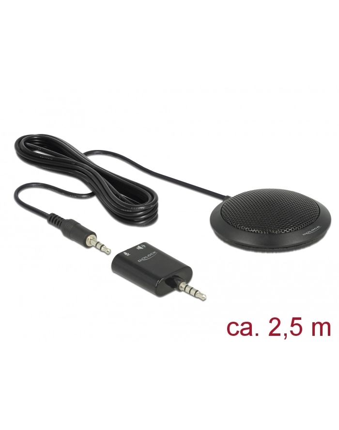 DeLOCK table microphone m. 3.5mm jack - 3 pin główny