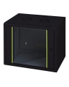 Digitus 19  wall 643x600x450mm - black 12HE - RAL9005 - nr 24