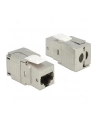 DeLOCK Keystone RJ45 Bu/Bu Cat.6 silver - nr 12