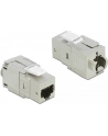 DeLOCK Keystone RJ45 Bu/Bu Cat.6 silver - nr 16