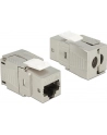 DeLOCK Keystone RJ45 Bu/Bu Cat.6 silver - nr 20