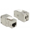 DeLOCK Keystone RJ45 Bu/Bu Cat.6 silver - nr 6