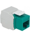 DeLOCK Keystone RJ45 Bu> LSA Cat.6 UTP green - without tools - nr 10