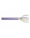 digitus Kabel teleinformatyczny, instalacyjny, U/UTP kat.6, drut, miedziany, PVC, 305m, fioletowy - nr 3