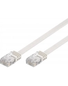 goobay Cat5e U/UTP flat white 0,50m - nr 8