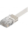 goobay Patch cable Cat6 U/UTP flat white 0,5m - nr 11