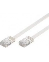 goobay Patch cable Cat6 U/UTP flat white 0,5m - nr 12