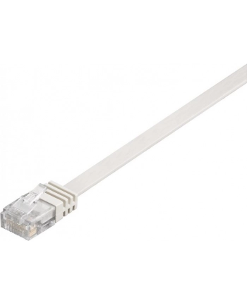 goobay Patch cable Cat6 U/UTP flat white 0,5m nr 1