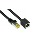 Good Connections patchcable extension RNS black 0,5m - Cat. 7, S / FTP, PiMF, LSOH, 600MHz OFC - nr 14