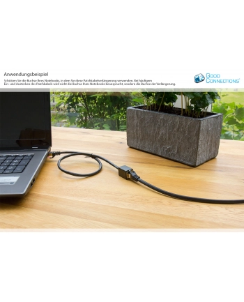 Good Connections patchcable extension RNS black 0,5m - Cat. 7, S / FTP, PiMF, LSOH, 600MHz OFC nr 1