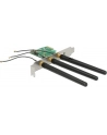 DeLOCK PCIe> 1x M.2 with 3 antennas - Low profile - nr 17