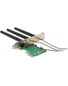 DeLOCK PCIe> 1x M.2 with 3 antennas - Low profile - nr 18