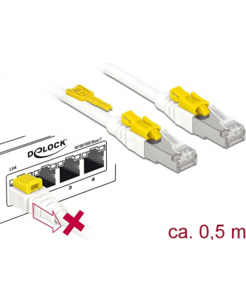 DeLOCK RJ45 Secure Cat. 6A 0,5m