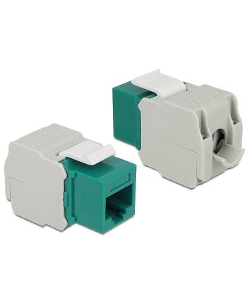 DeLOCK Keystone RJ45 Bu> LSA Cat.6 UTP green - without tools