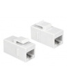 DeLOCK Keystone RJ45 Bu/Bu Cat.6 white - UTP - nr 10