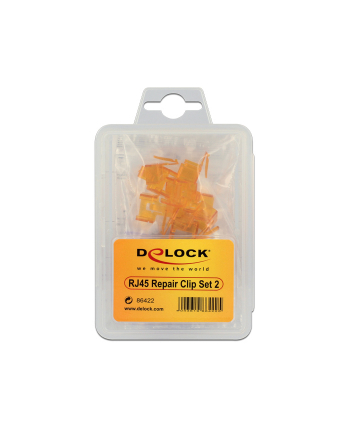 DeLOCK RJ45 Reparat.Set 2 40 clips