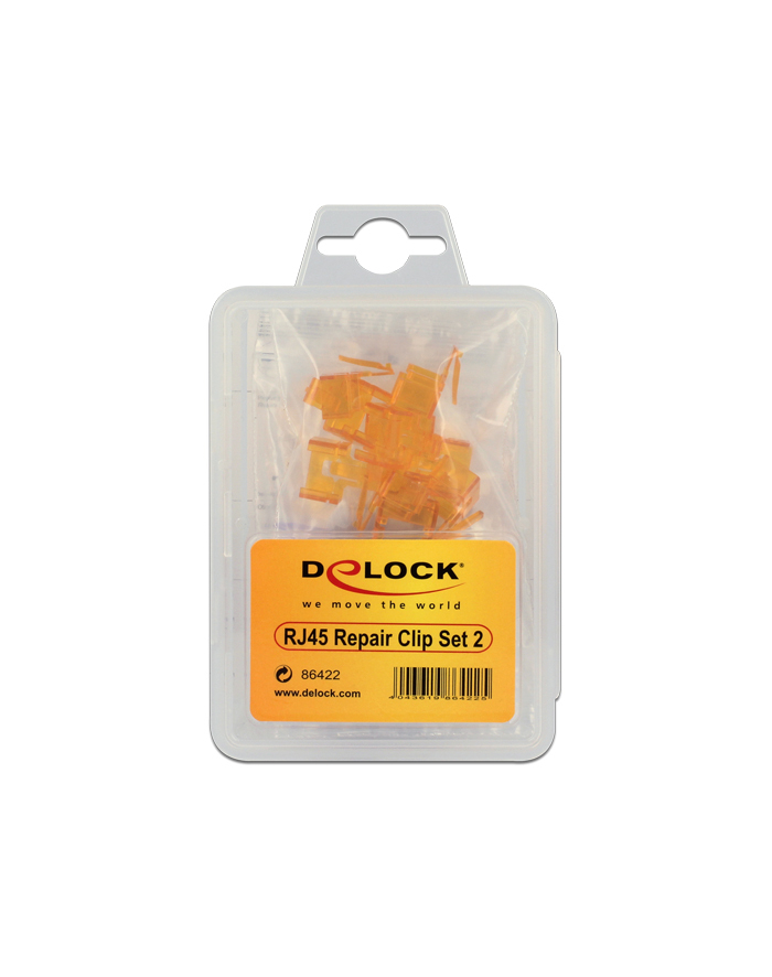 DeLOCK RJ45 Reparat.Set 2 40 clips główny